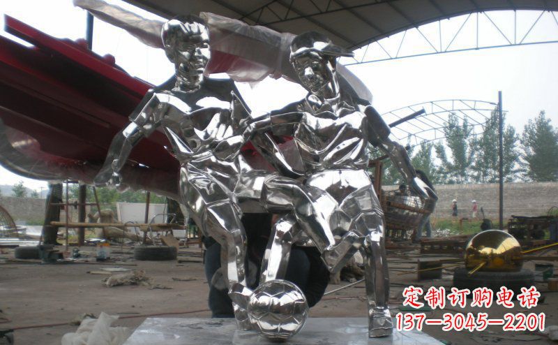 贵阳不锈钢足球雕塑