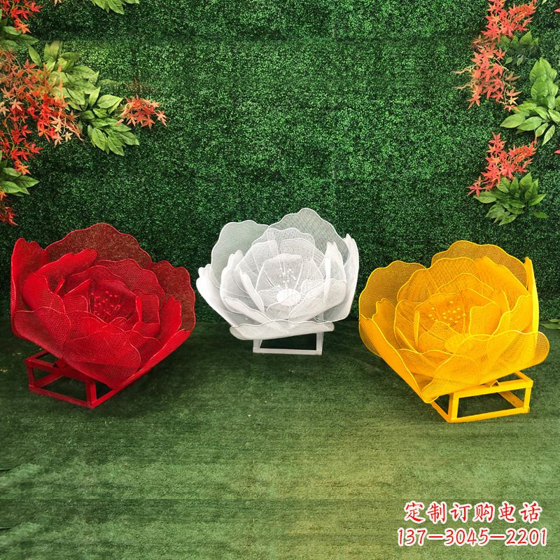 贵阳不锈钢玫瑰雕塑精致的艺术品