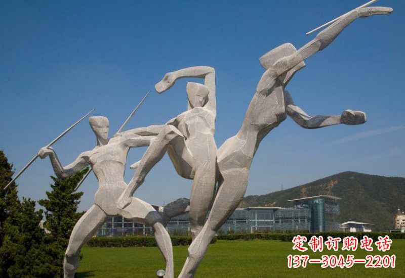贵阳不锈钢标枪雕塑象征勇气和力量