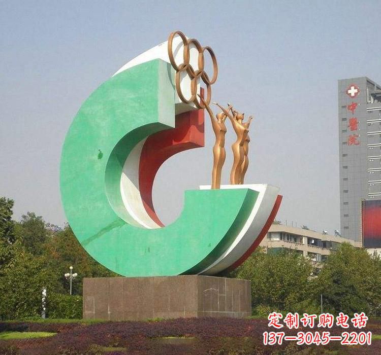 贵阳勇于拼搏的运动员雕塑