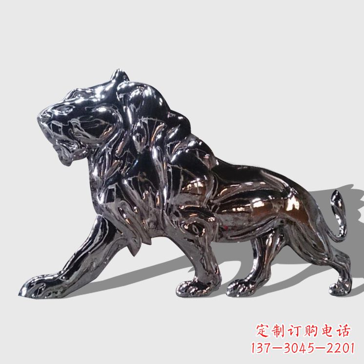贵阳不锈钢西洋狮子雕塑