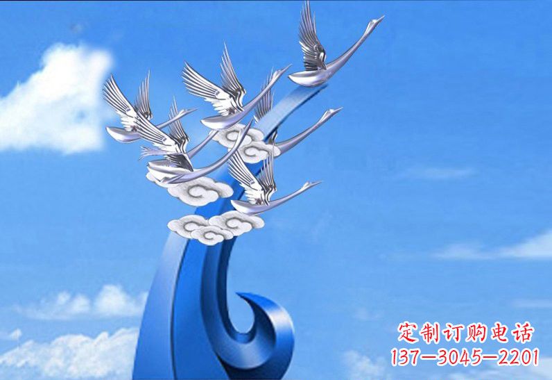 贵阳不锈钢仙鹤美化环境