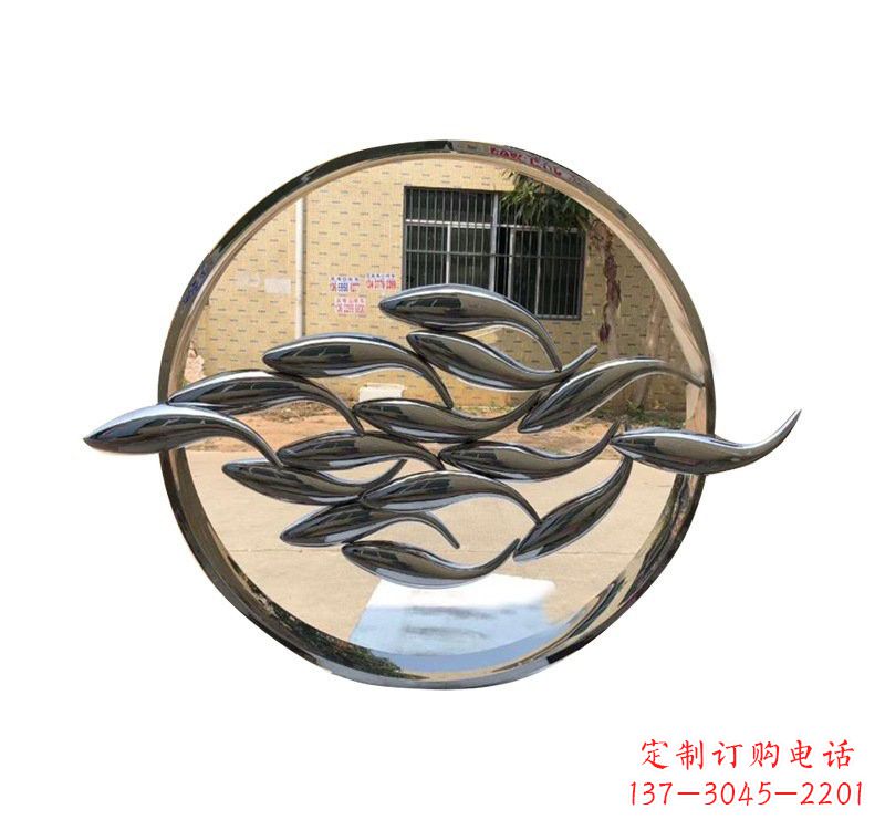 贵阳不锈钢圆环雕塑精美完美的艺术之作