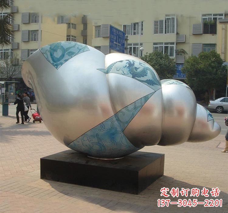 贵阳不锈钢海螺雕塑——给小区增添美的魅力