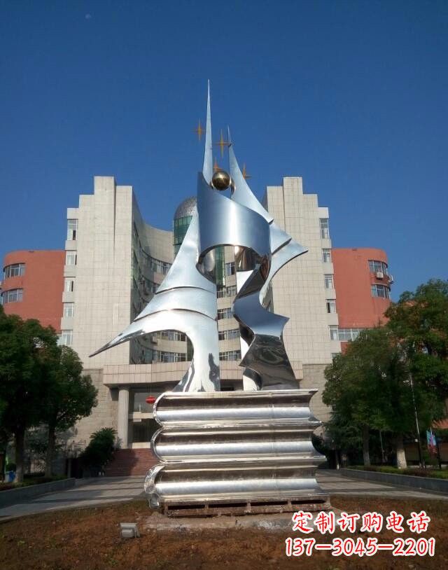 贵阳不锈钢书籍雕塑艺术与文化的结合