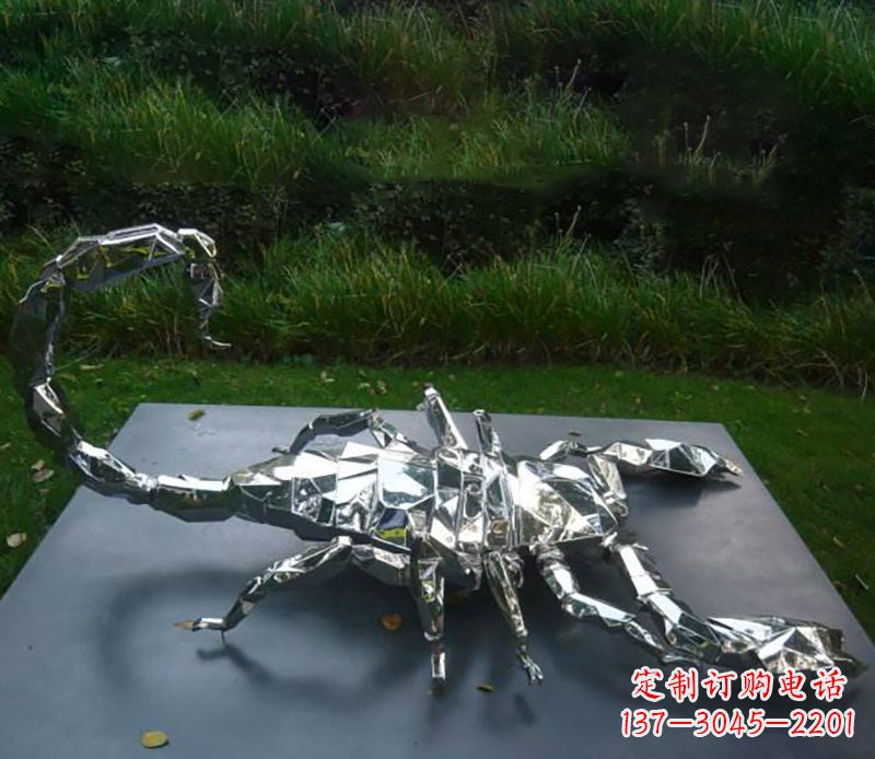 贵阳不锈钢蝎子雕塑精致且充满魅力
