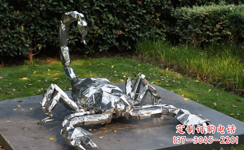贵阳不锈钢蝎子雕塑