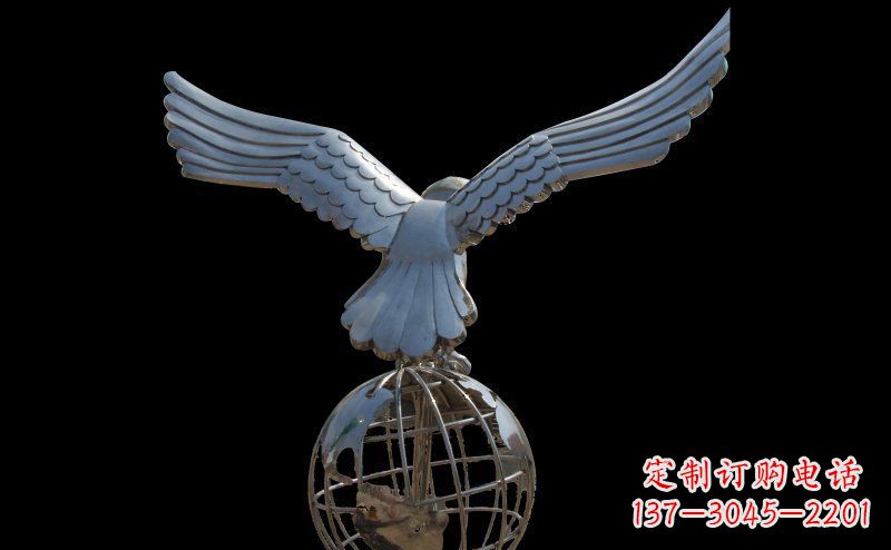 贵阳雄鹰的翱翔——不锈钢雄鹰雕塑
