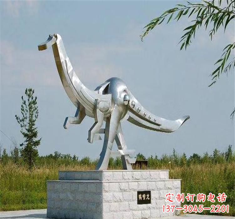 贵阳不锈钢鸭嘴龙雕塑传承独特艺术魅力