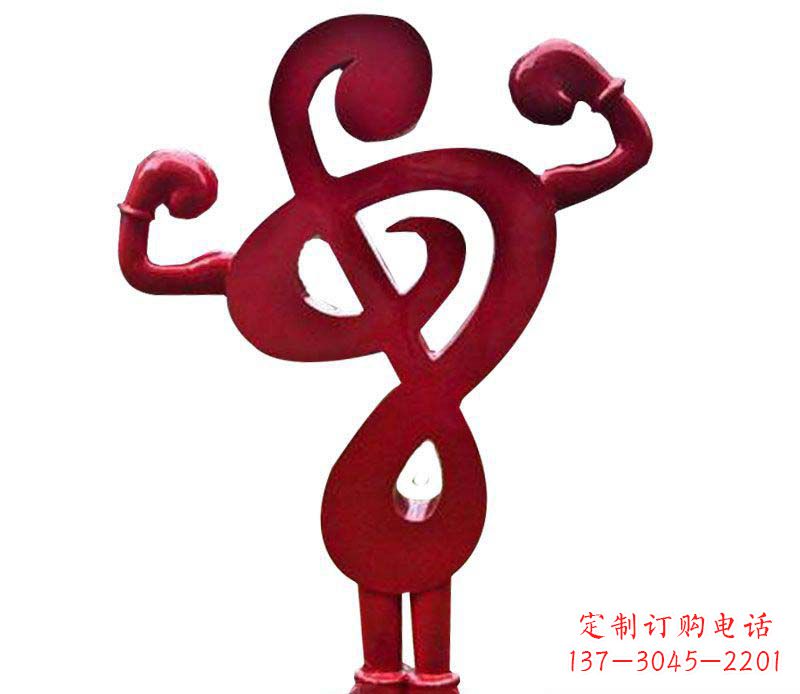 贵阳音符之美——不锈钢音符雕塑