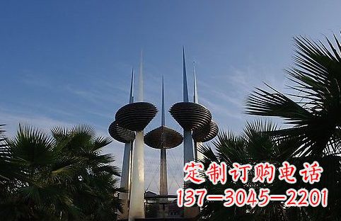 贵阳不锈钢避雷针雕塑精致静谧的安全保护