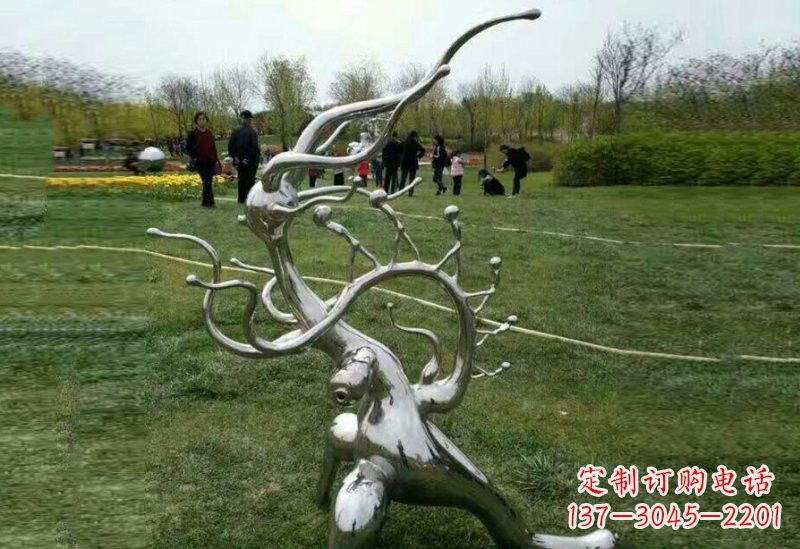 贵阳不锈钢树枝雕塑精美的艺术装饰