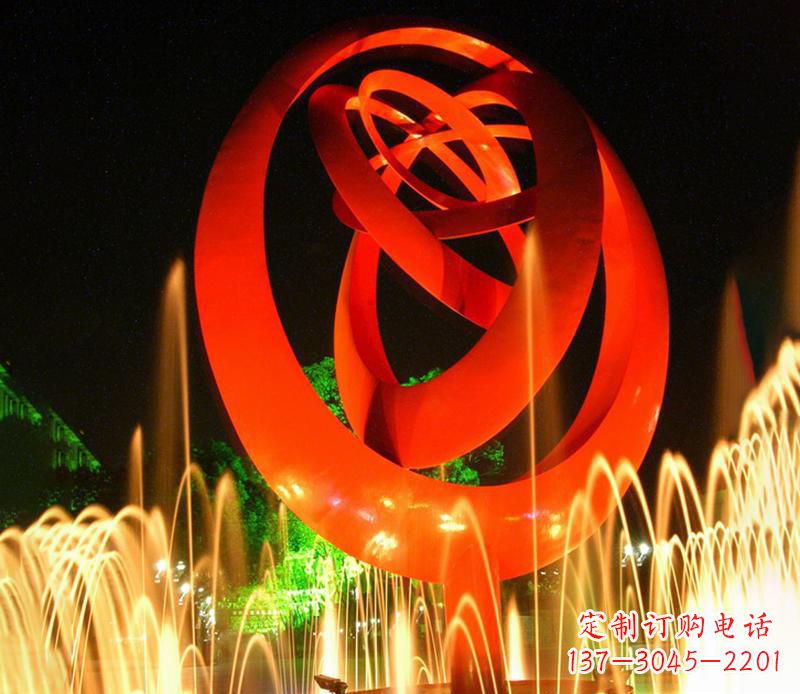 贵阳圆环雕塑抽象的艺术之美