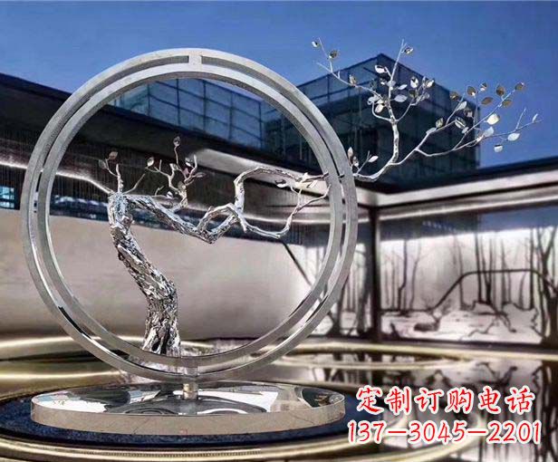 贵阳不锈钢圆环景观雕塑给城市带来活力与美感