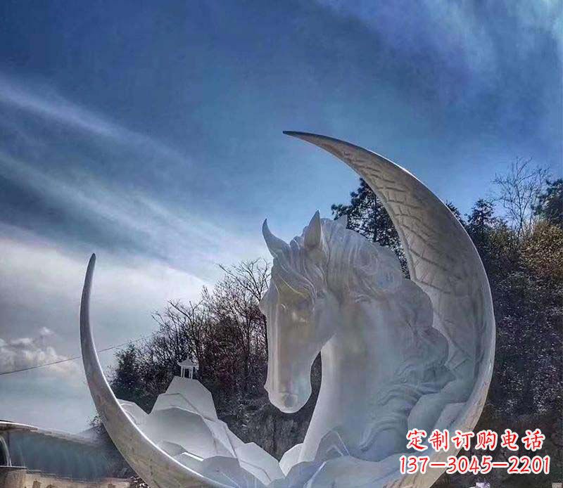 贵阳不锈钢月亮雕塑一种独特的艺术品