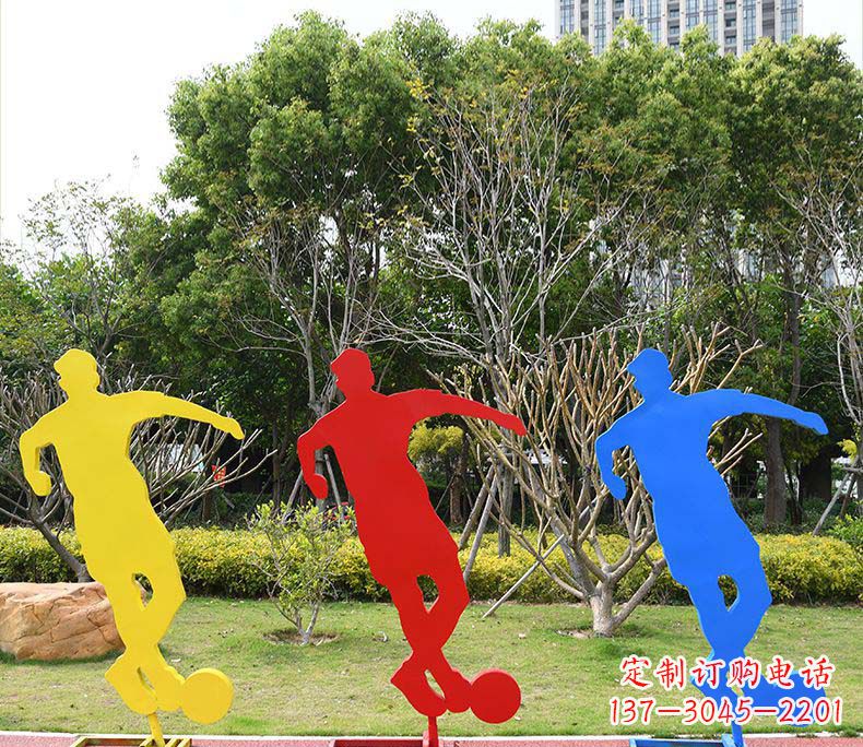 贵阳不锈钢足球雕塑激发运动激情