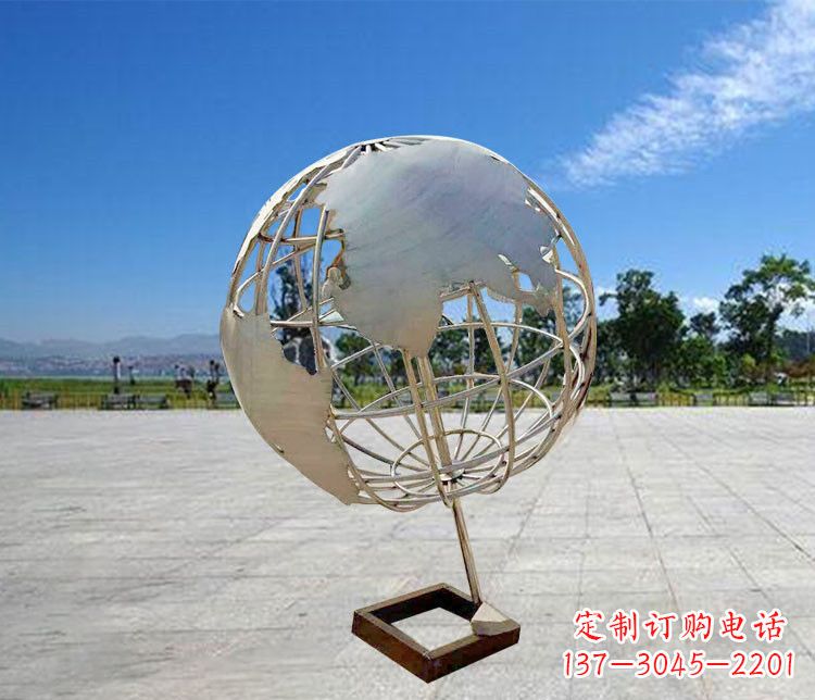 贵阳神奇的不锈钢地球仪雕塑