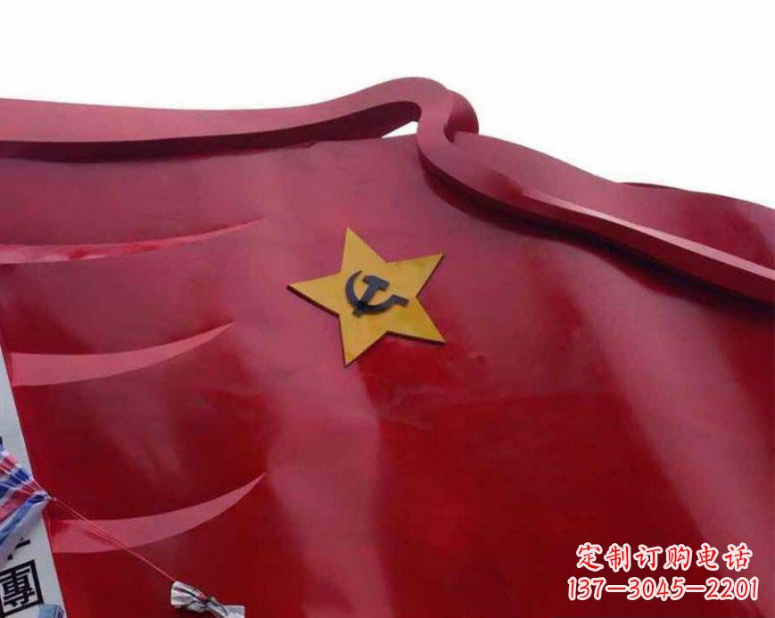 贵阳不锈钢党徽雕塑——传承红色基因