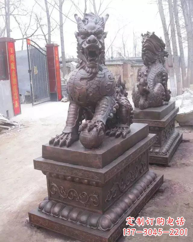 贵阳麒麟雕塑古老而又神秘