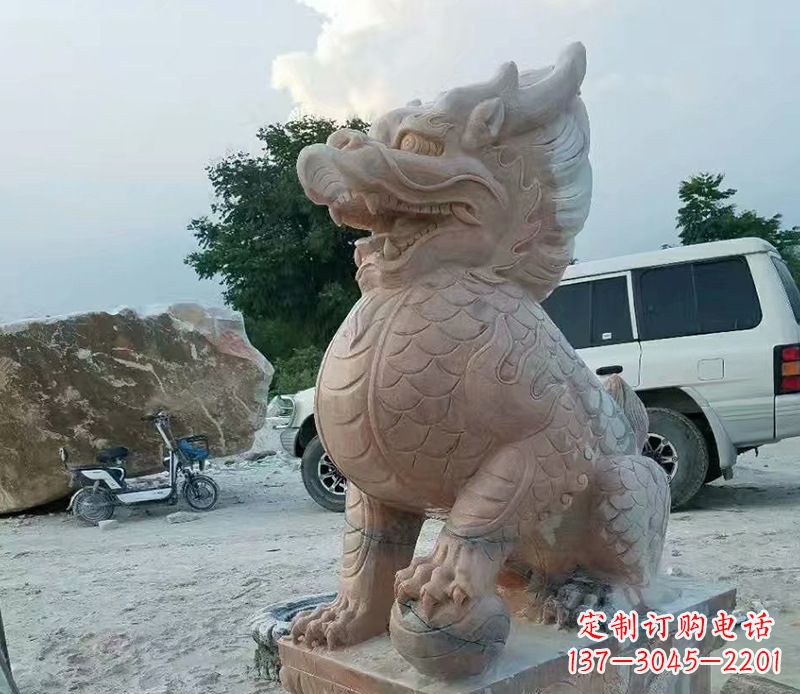 贵阳麒麟雕塑象征传统文化的精灵