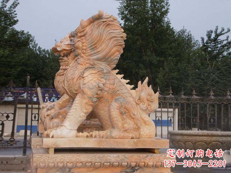 贵阳麒麟门口镇宅石雕