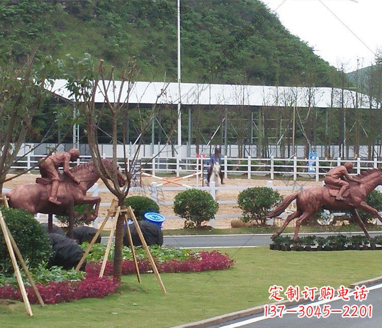 贵阳雕塑艺术以马为主题的铜雕摆件