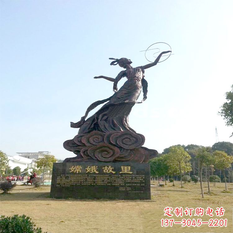 贵阳嫦娥传说一座神秘的雕像