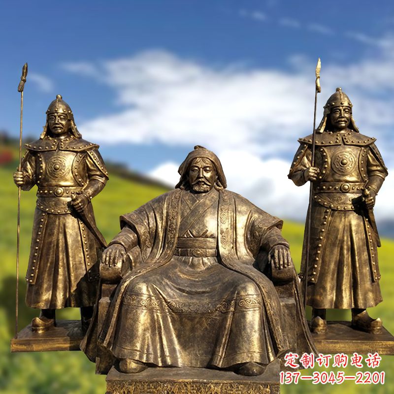 贵阳成吉思汗一座永恒的纪念雕塑