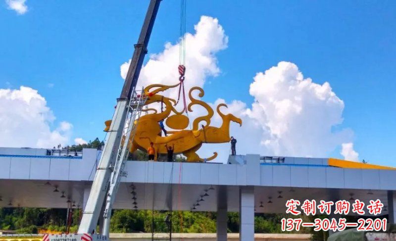 贵阳精美不锈钢龙雕塑,点缀城市之美