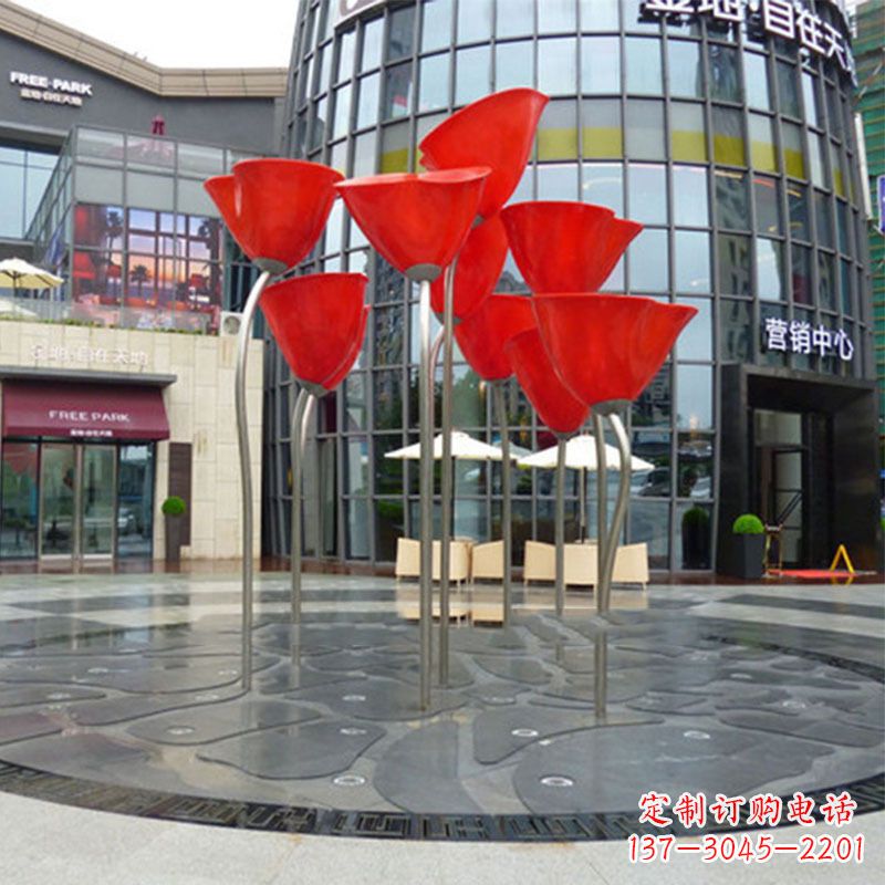 贵阳玫瑰雕塑点缀城市景观的绚烂之美