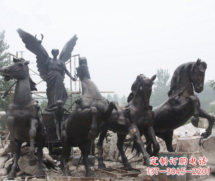 贵阳马雕塑。