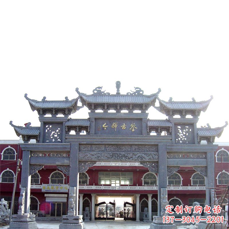贵阳石雕牌楼极致精美的城市艺术