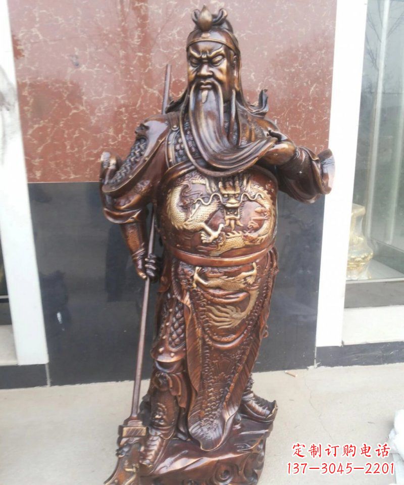 贵阳此关公雕塑