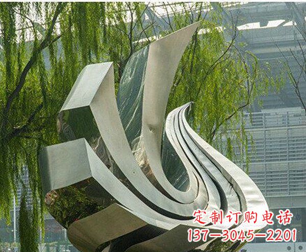 贵阳抽象鸽子不锈钢动物雕塑