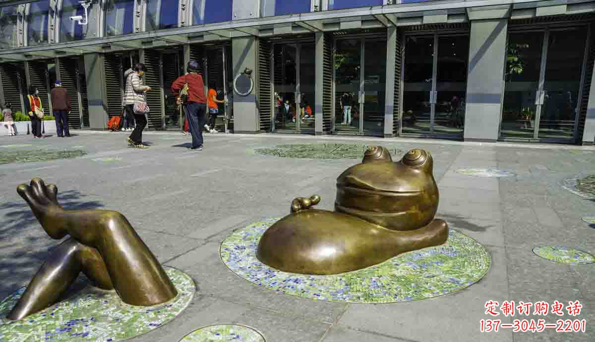 贵阳青蛙雕塑传统文化的象征