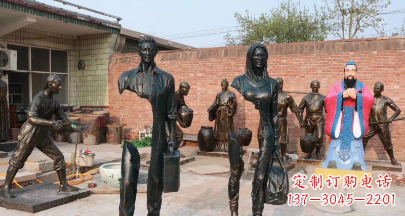 贵阳铜雕男人的力量