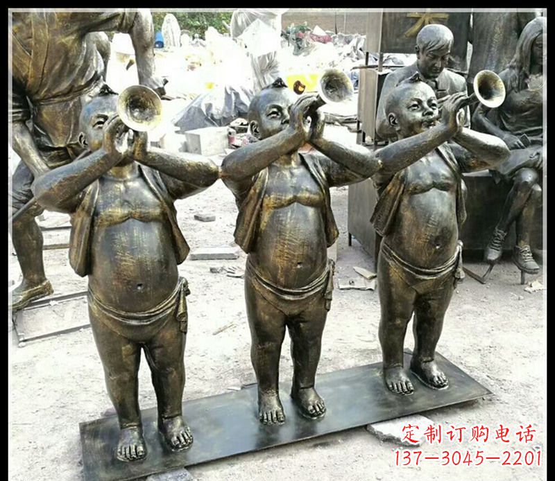 贵阳儿童雕塑弘扬传统文化