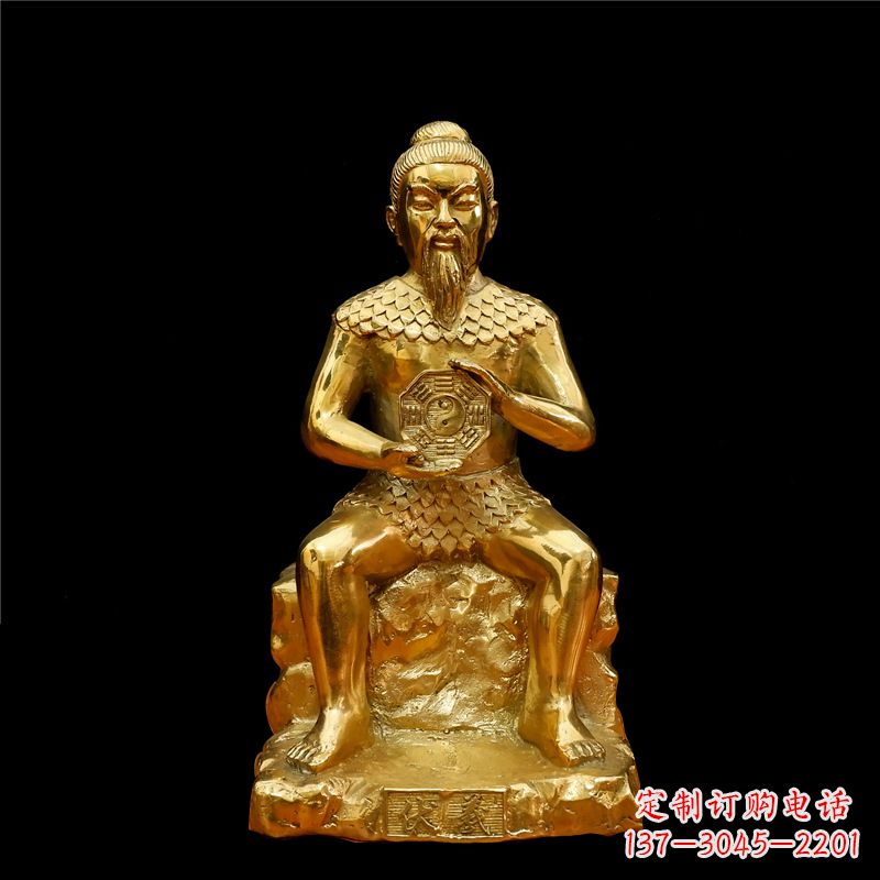 贵阳纯铜伏羲大帝神像