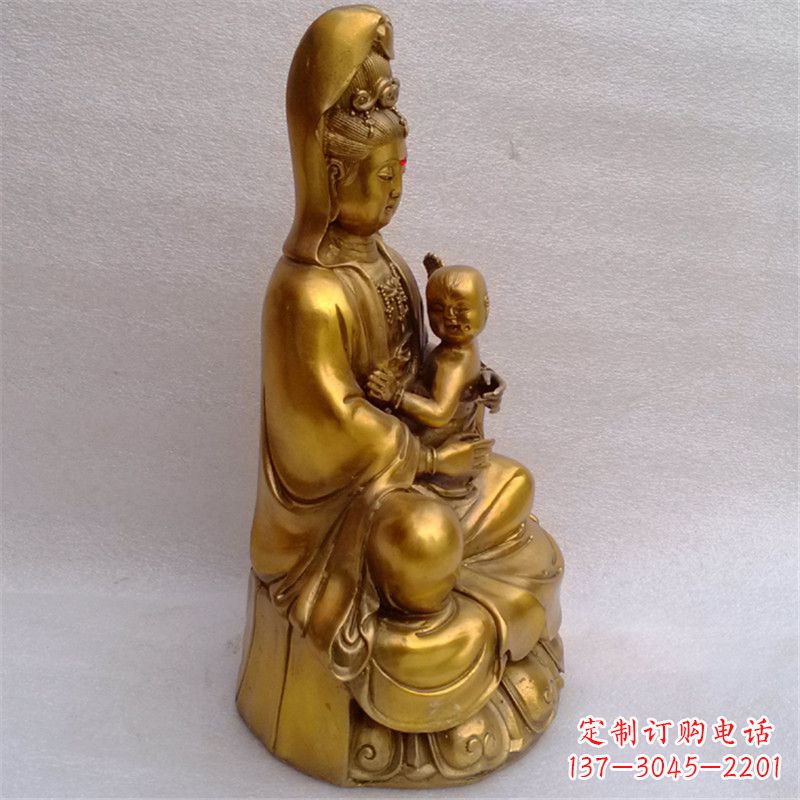 贵阳纯铜观音雕塑