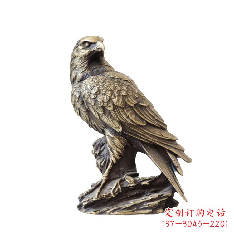 贵阳纯铜招财老鹰雕塑