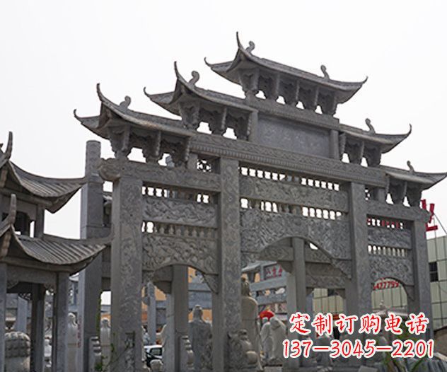 贵阳牌坊石雕传承传统文化的艺术精品