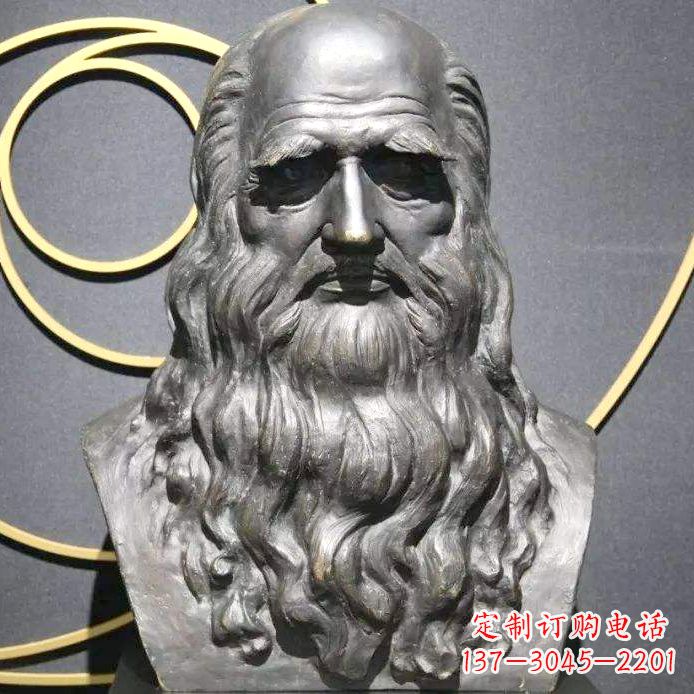 贵阳达芬奇铜雕头像
