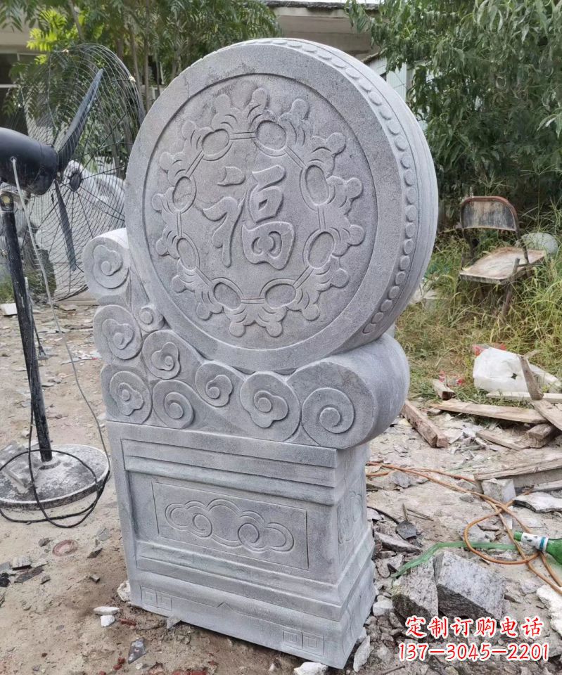 贵阳大理石抱鼓石雕门墩的美丽
