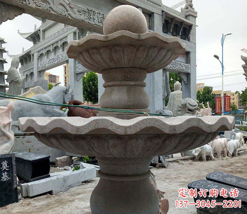 贵阳大理石多层喷泉石雕