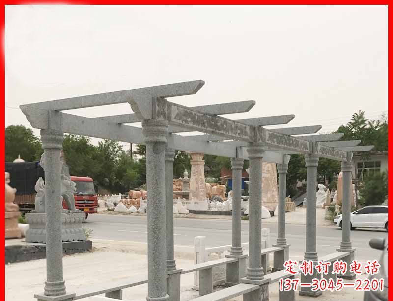 贵阳大理石公园石雕长廊高端定制雕塑