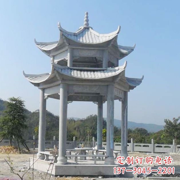 贵阳高雅大理石凉亭雕塑