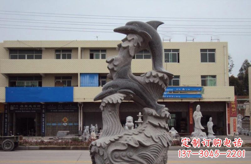 贵阳大理石海豚雕塑