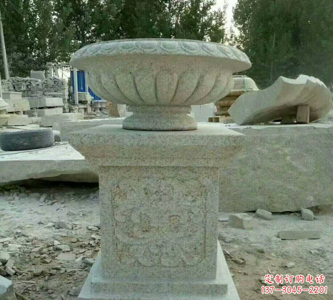 贵阳大理石花盆雕塑