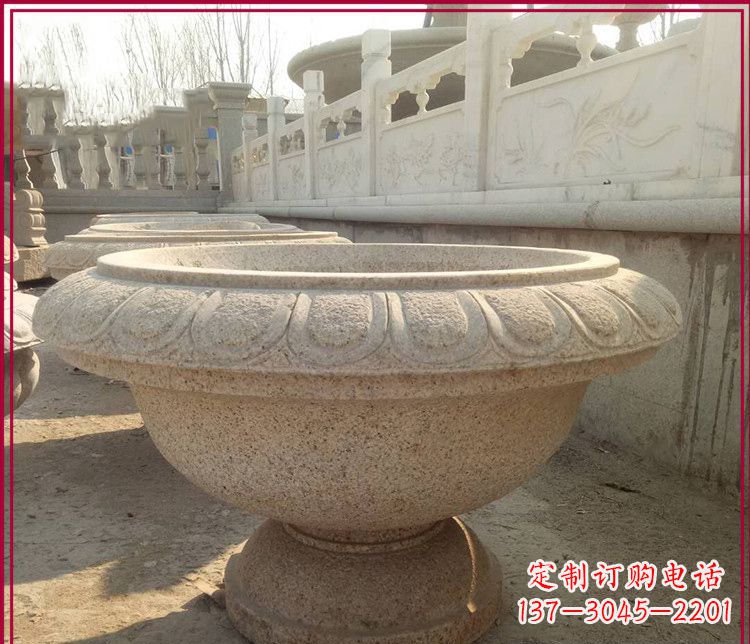 贵阳大理石花盆雕塑