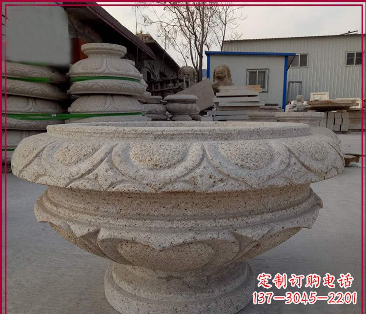 贵阳大理石花盆雕塑